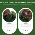 thumbnail image 3 of KAKOWELY Floating Pond Decor 1Pc Floating Pond Decor Floating Turtle Ornament Simulation Turtle Figurine6.5"X6.5"X2.76", 3 of 5