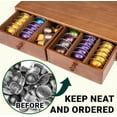 thumbnail image 5 of Storage Holder, Pods Holder Storage for Coffee Capsules, Wooden Coffee Pod Organizer for Coffee Capsules,Extra Large Capatity Coffee Pods Storage, 5 of 6