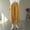 Yellow, variant on SNKSDGM Women's Plus Pants for Women with Pockets Dress Pants Women Straight Leg Ankle Vintage Women's Lace Trimmed Linen Harem Pants Casual Loose Breathable Trousers for Summer Comfort