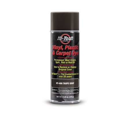 1PK Hi-Tech Industries HT-466 Vinyl Plastic & Carpet Aerosol Dye, Taupe Gray 11.25oz