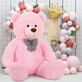 thumbnail image 5 of MaoGoLan 4.6ft Giant Teddy Bear 55"Large Stuffed Animals Big Bear Plush Toy, 5 of 8