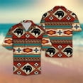 thumbnail image 2 of Nueva Camisa hawaiana de manga corta con estampado de rayas para hombre, camisetas Aloha, camisetas cubanas, blusas informales de verano de gran tamaño para mujer, 2 of 5
