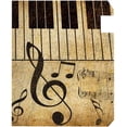 thumbnail image 4 of Coolnut Mailbox Cover Vintage Music Scene Post Mail Box Cover Magnetic Mail Wraps Cover Oversize 25.4" L x 20.78" W, 4 of 5