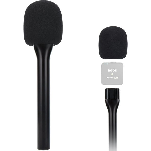 Soporte de micrófono inalámbrico con filtro pop y soporte para Rode Wireless Go