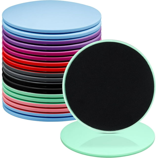 Core Sliders for Working Out Pairs Dual Sided Exercise Sliders Fitness Discs Pilates Sliders for Exercising Core Workout Equipment for Training Classes Boot Camp Women Men