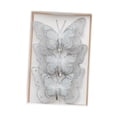 thumbnail image 3 of 3x decoraciones navideñas Strade Fareast Limited con mariposas con purpurina, 3 of 8