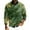 Army Green, variant on Wutalume Men's V-Neck Christmas Print Sweater, Long Sleeve Ribbed Knit Pullover, Cozy Stretch Top for Holiday Parties, Casual Comfort and Layering,Army Green L