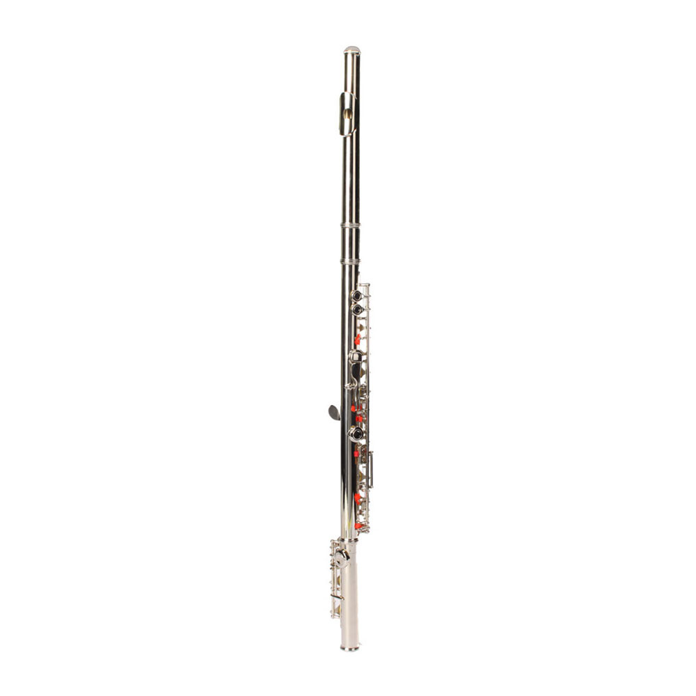Tcbosik 16-Key Nickel Plated C Closed Hole Flute with Carring Bag, Cloth and Cleaning Rod, Flutes Kit with E Key for Private Lessons, School Band, Home Practice and Orchestra, Silver