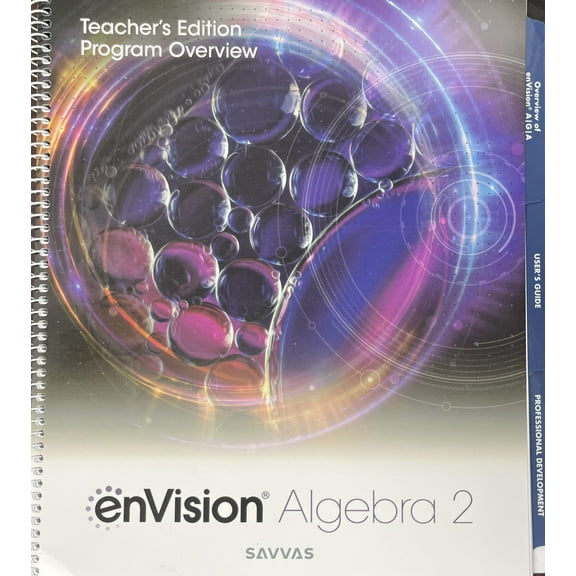 ENVISION AGA TEACHER EDITION PROGRAM OVERVIEW ALGEBRA 2 GRADE 10/11 COPYRIGHT 2024