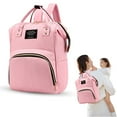 thumbnail image 5 of Diaper bag backpack, multifunctional cave-shaped diaper bag with insulated pockets, waterproof, large capacity, 5 of 7