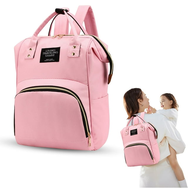 Sac à Dos Multifonction pour Maman, Sacs à Couches avec Poches Isolées, Grande Capacité