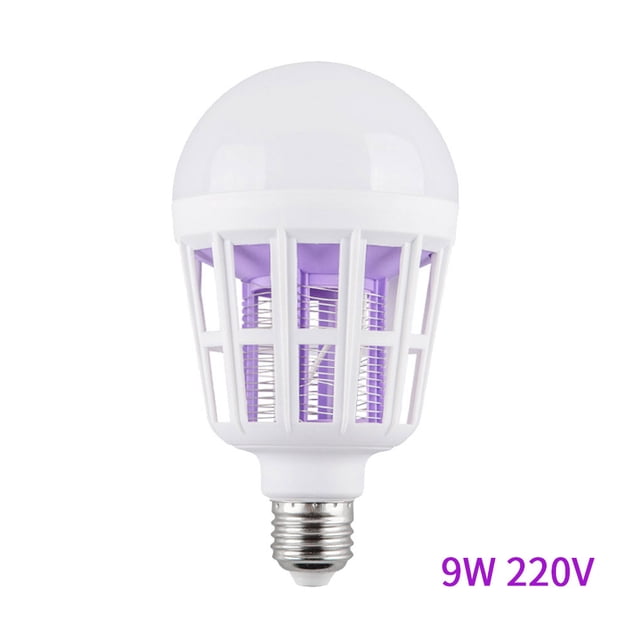 Bewildely 6500K 220V E27 LED Bug Trap Lamp Electric Bug USB Recargable Summer Fly Swatter Trap Moscas Insecto 9/15W Repelente de insectos y plagas 9W 220V Bewildely HA005612-01