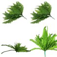 thumbnail image 4 of Cateissary Plantas artificiales de helecho Boston de PVC para exteriores que protegen el sol primaveral en el jardín y la decoración. Decoración 38 hojas, 4 of 4
