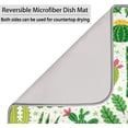 thumbnail image 5 of Lemon Dish Drying Mat for Kitchen Counter, Lemon Leaves Microfiber Dish Drainer Mats Absorbent Reversible Drying Pad Heat Resistant Mats for Countertop 16 x 18 inch, 5 of 6