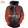 thumbnail image 3 of Sudadera con capucha con estampado 3D de The Last Of Us Part II para hombre y mujer, estilo hip hop, informal, de gran tamaño, 3 of 5