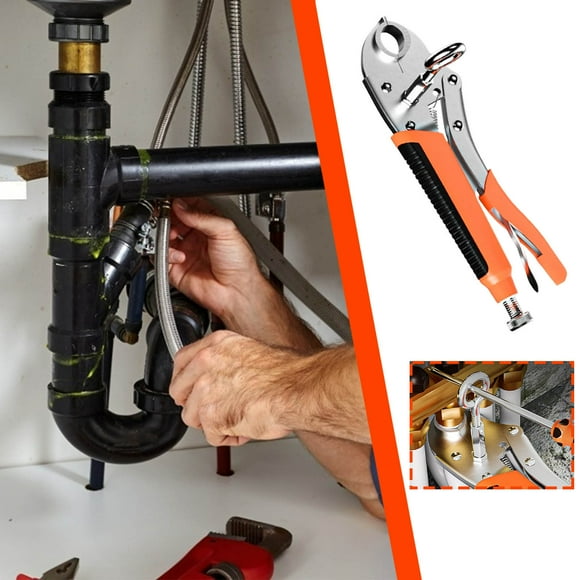 EGNMCR Welding Pipe Pliers For Floor Heating Cleaning Special Tool Installation Of Geothermal Water Separator Wrench Connector Clamping Pliers Sliding Pliers floor heating pipes dismantling pliers
