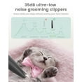 thumbnail image 2 of PAPMINI Dog Grooming Kit with LED Display & Light, 35dB Ultra-Quiet Dog Clippers, Cordless Dog Hair Trimmer, Type-C Rechargeable Pet Grooming Clippers for Paws, Ears, Face, & Body, 2 of 10