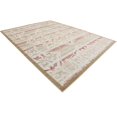 thumbnail image 4 of Unique Loom Modern Collection Striped Vintage Transitional Indoor and Outdoor Flatweave Area Rug, 9 x 12 Feet, Beige/Light Brown, 4 of 10