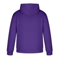thumbnail image 4 of Aobny Hooded Graphic Hoodies for Men Letter Thermal Purple Tops Men Plus Size Fall Tops,M, 4 of 5
