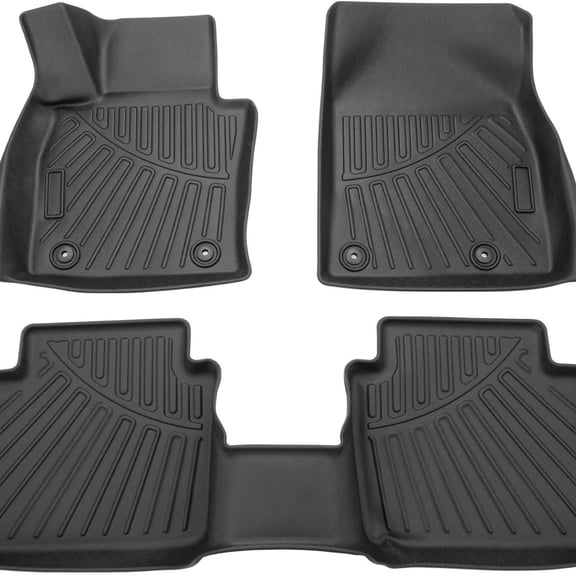 Custom Fit for Floor Mats Mazda CX-50 26 25 24 23 All Weather Protection TPE Black Heavy Duty Non-Slip Waterproof 3D Car Mats 1st&2nd Row CX 50 Floor Liners Interior Automotive Accessories