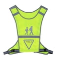 thumbnail image 3 of Chaleco luminoso LED para estudiantes Ropa de seguridad reflectante nocturna ajustable Amarillo fluorescenteL, 3 of 8