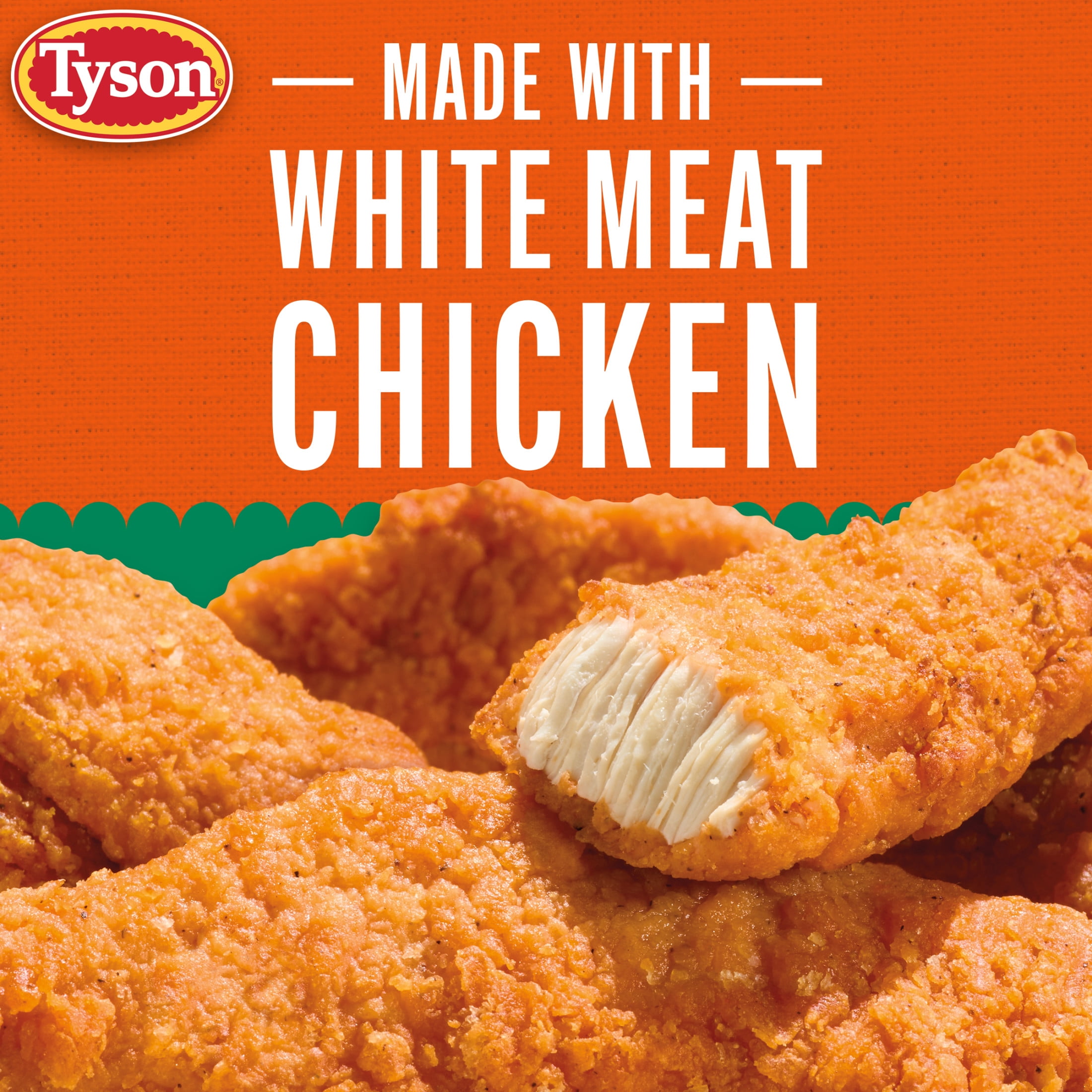 Tyson Lightly Breaded Buffalo Strips, 20 oz (Frozen, Fully Cooked)