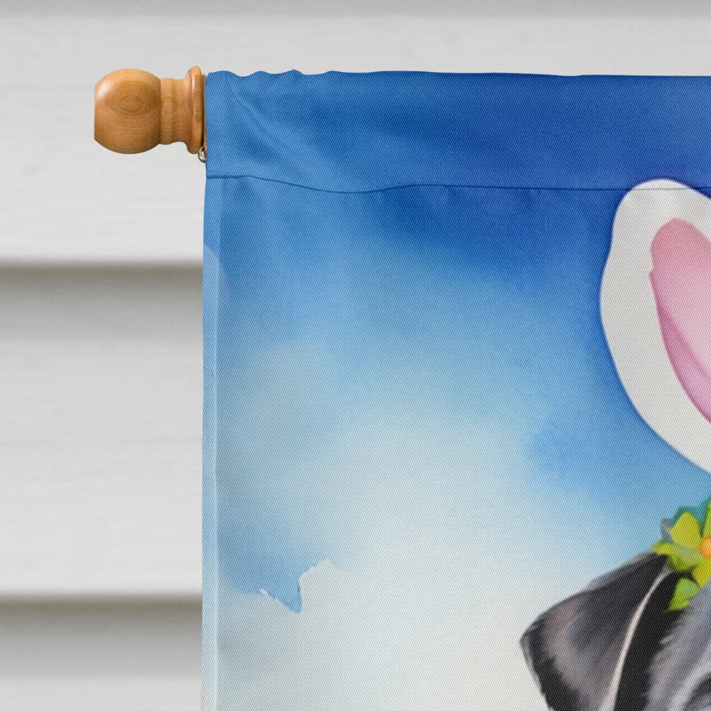 Pug Easter Egg Hunt House Flag 28 in x 40 in