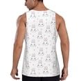 thumbnail image 2 of Sigee Heart Rabbit for Men's Workout Tank Top, Athletic Gym Sleeveless Shirt - Quick Dry, Lightweight, Breathable Small, 2 of 9