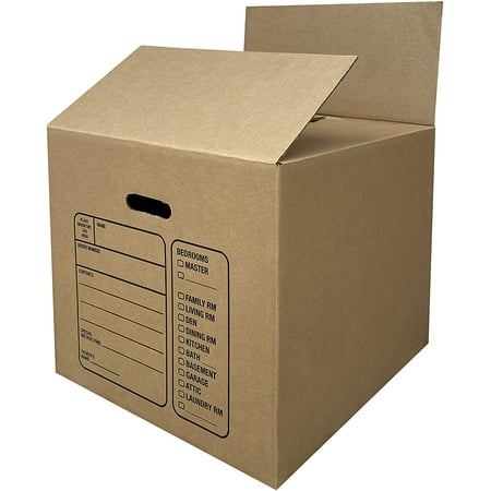 Uboxes 12 Premium Medium Moving Boxes 18x18x16 Cardboard Box Walmart Canada