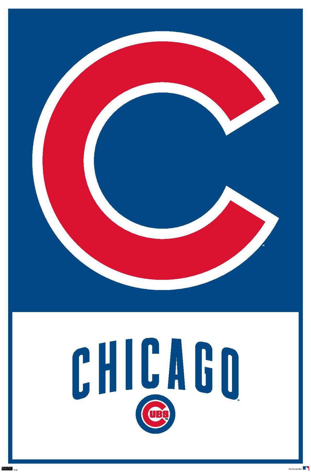 MLB Chicago Cubs - Logo 22 Wall Poster, 22.375" x 34"