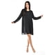 thumbnail image 1 of Vestido de mangas con relieve Roman Fashion 3823 Negro M, 1 of 5