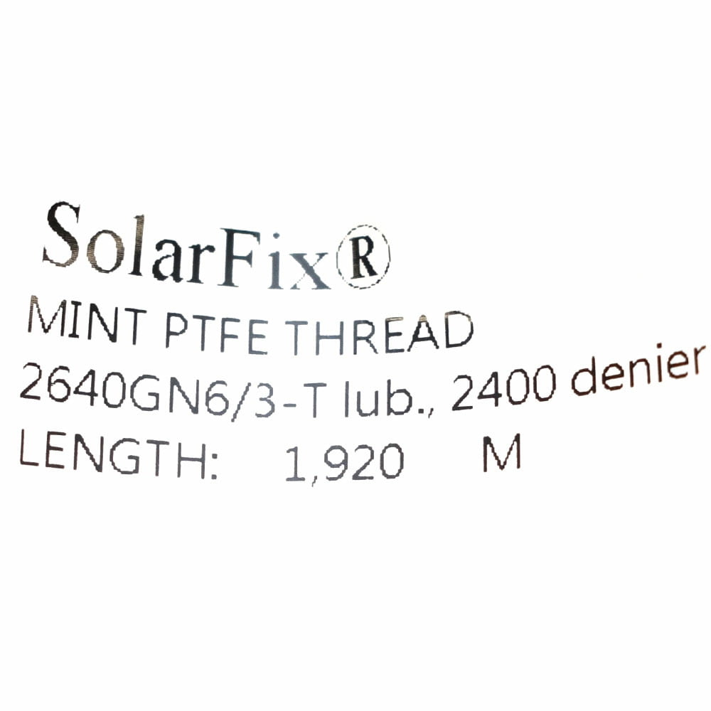 SolarFix Boat PTFE Thread 2640GN6/3-T | 2400 Denier Mint Green 1920m