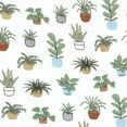 thumbnail image 2 of Hudson Baby Unisex Baby Cotton Fitted Crib Sheet, Plants, One Size, 2 of 2