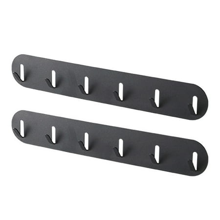 

2pcs Hooks Wall Rack Bathroom Hooks Kitchen Hooks Hanger Home Room Iron Hooks
