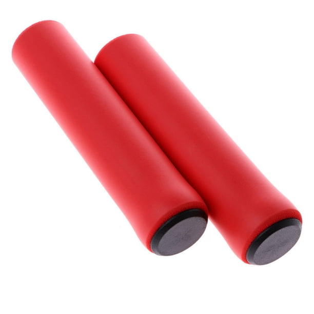 Sonducket 1 par de empuñaduras de manillar de bicicleta de silicona para bicicleta de montaña 20-21mm cubierta de manillar antideslizante empuñadura de Ciclismo Rojo Sonducket HW4847-05