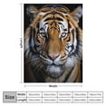 thumbnail image 4 of ARISTURING Winter Fall Throw Blanket for Couch , Animal - Tiger Pattern Cozy Flannel Blanket Throw, Soft Throw Blanket for Bed or Bed Throws for Sofa, Lightweight Throws for Gifts, 4 of 6