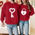 thumbnail image 2 of EHQJNJ Sweat à Col Rond Gris pour Hommes Mode Décontractée Confortable Imprimé à Manches Longues Sweat à Capuche pour Jeunes Sweat à Col Rond Orange, 2 of 5