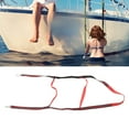 thumbnail image 4 of Boat Rope Ladder, Anti Slip Boarding Rope Ladder Strong  For Canoeing For Inflatable Boat Red 3 Stairs, 4 of 8