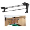 thumbnail image 4 of Tringle de Garde-Robe Extensible Coulissante Tringle de Garde-Robe Réglable Organisateur de Vêtements Support, 4 of 5