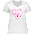thumbnail image 3 of Inktastic Mimi Pink Valentine Hearts Women's Plus Size T-Shirt, 3 of 5