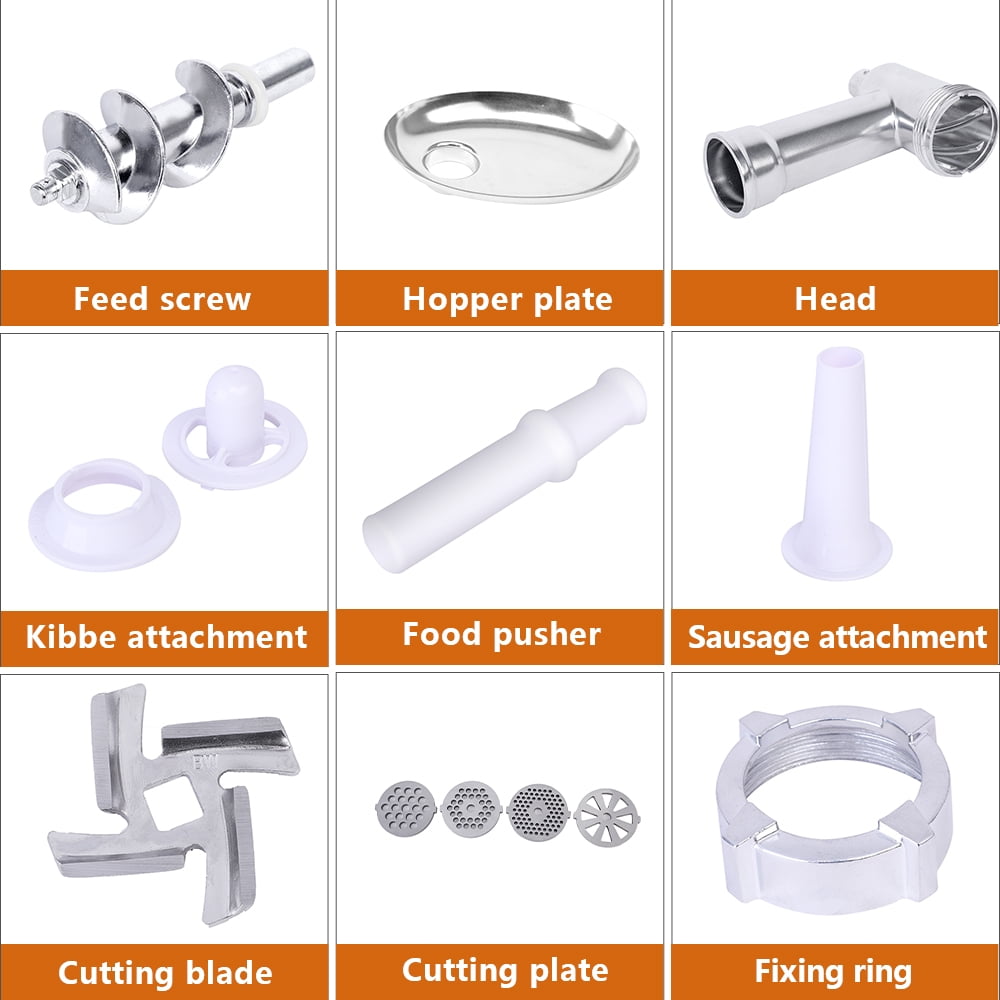 Kepooman Electric Meat Grinder with Handle, Kitchen Food Mincer Sausage Maker, Black Kepooman Electric Meat Grinder with Handle, Kitchen Food Mincer Sausage Maker, Black