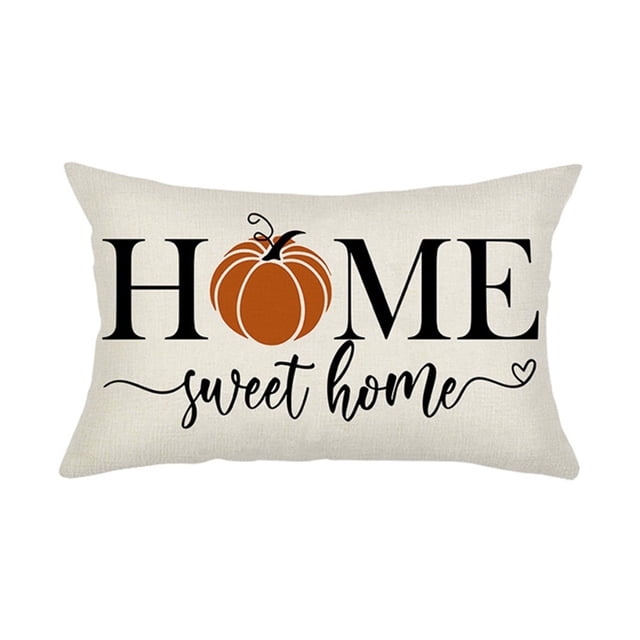 30*50CM Étui Citrouille Halloween Lin Imprimé Sans Noyau