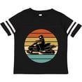 thumbnail image 3 of Inktastic Snowmobile Retro Sunset Boys or Girls Toddler T-Shirt, 3 of 5
