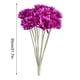 thumbnail image 2 of Flor Simulación de crisantemo artificial, oficina en casa, decoración floral falsa, adorno de boda, púrpura 10 Piezas Eigraketly HA8120-04B, 2 of 6