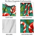 thumbnail image 4 of luoweisi Men's Beach Shorts Quick Dry Swim Trunks with Mesh Lining Christmas Candy S, 4 of 5