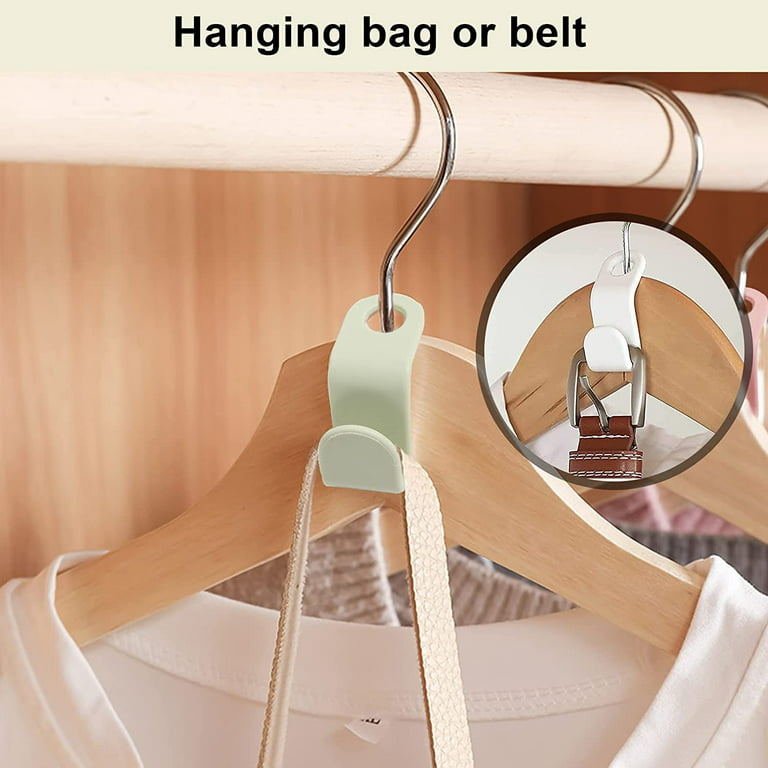Clothes Hanger Connector Hooks, Hanger Extender Clips, Cascading