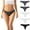 Gray, variant on Seamless Thongs for Women No Show Ladies Thong No Line Workout Breathable Comfortable Panties Soft Cotton Underwear