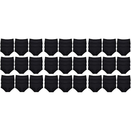 

SOCKS NBULK 81 Pack of Womens Cotton Panties Briefs in Bulk Wholesale 95% Cotton Soft Panties Homeless Donation Shelter (81 Pack BLACK Small)