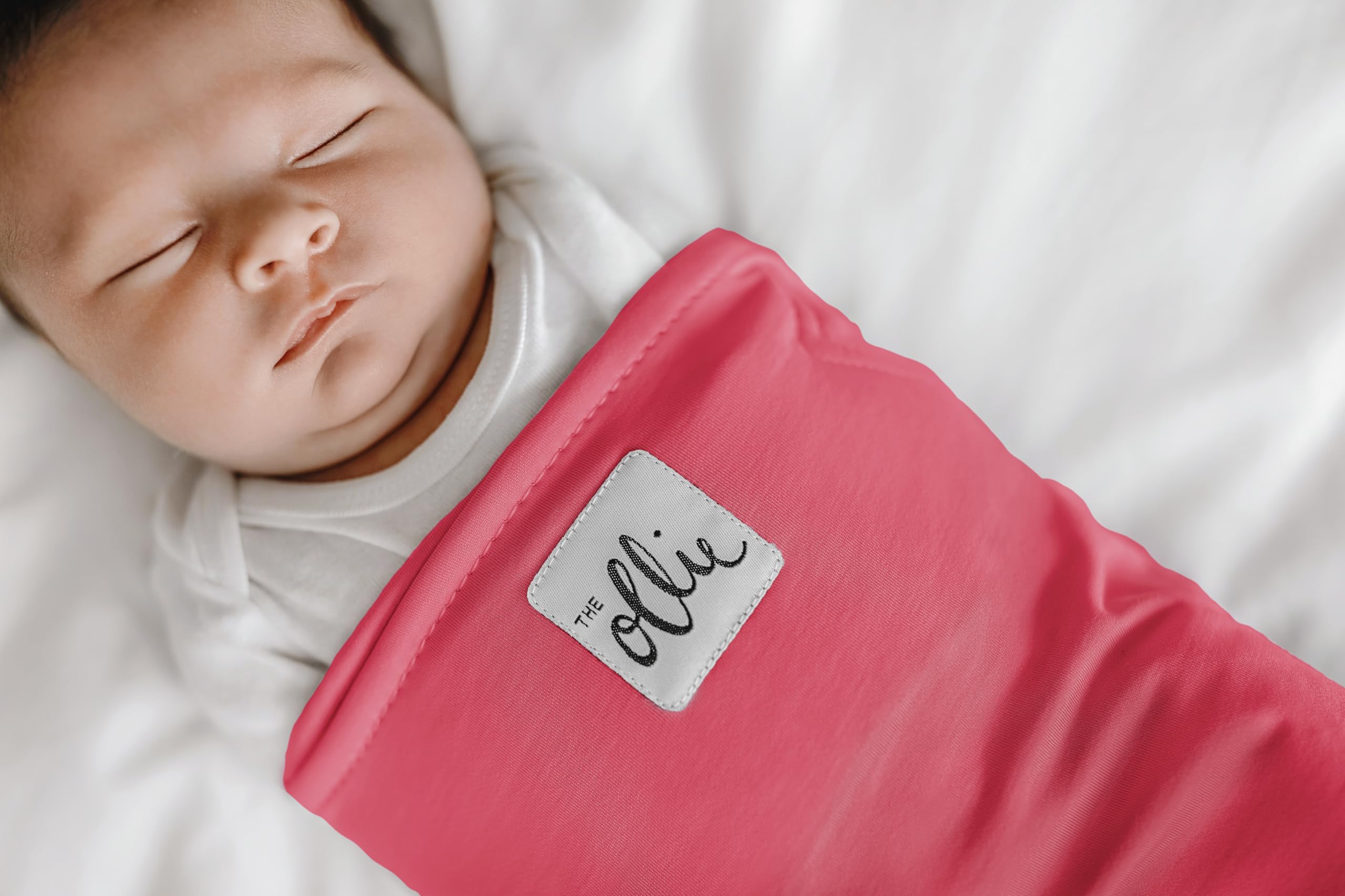 The Ollie Swaddle - Helps to Reduce The Moro (Startle) Reflex - Made from a Custom Designed Moisture-Wicking Material (Sunset)