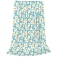 thumbnail image 2 of Sikiie Daisy Floral A Ultra-Soft Micro flannel Blanket Luxury All Seasons Warm Blanket for Bedding Sofa and Travel (4 sizes)-80"x60", 2 of 7